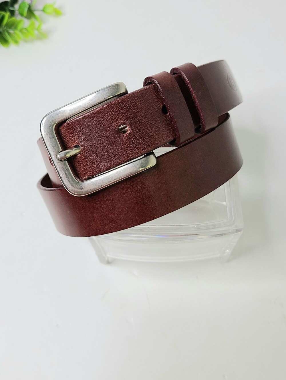 Etienne Aigner Made In USA Brown Genuine Leather Vintage Belt